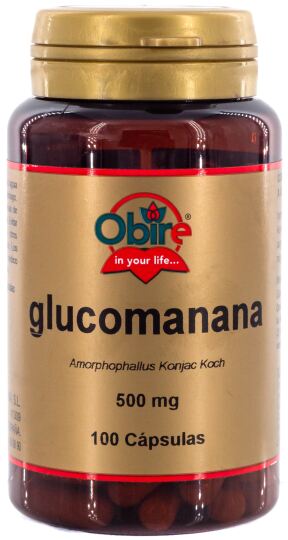 Glucomanana 500 mg 100 Cápsulas